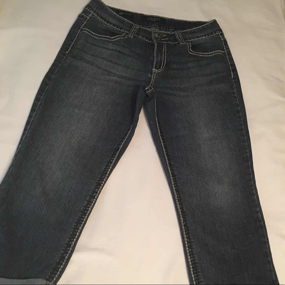 Nine West Women’s Jeans Size 8 Missy Top stitching